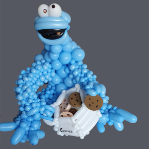 Balloon Cookie Monster