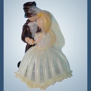 Balloon Bride and Groom