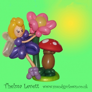 Balloon Fairy, Balloon Toadstool, Balloon Flower