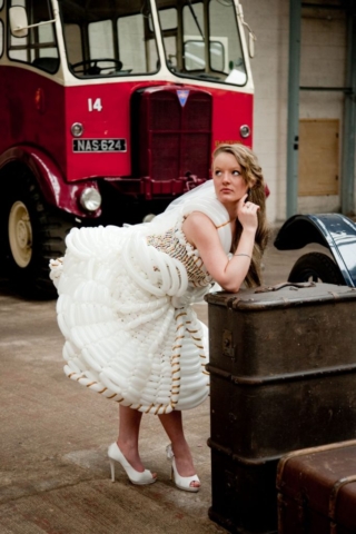 Balloon Dress photo shoot