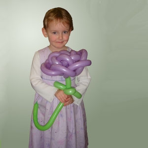 Balloon flower balloon model