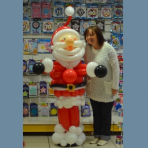 Xmas Balloon, Christmas Balloon, Santa Balloon, Father Christmas Balloon