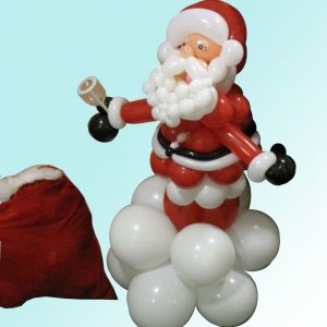 Christmas Balloon, Xmas balloon, Santa Balloon, Father Christmas Balloon