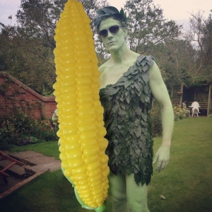 balloon corn on the cob